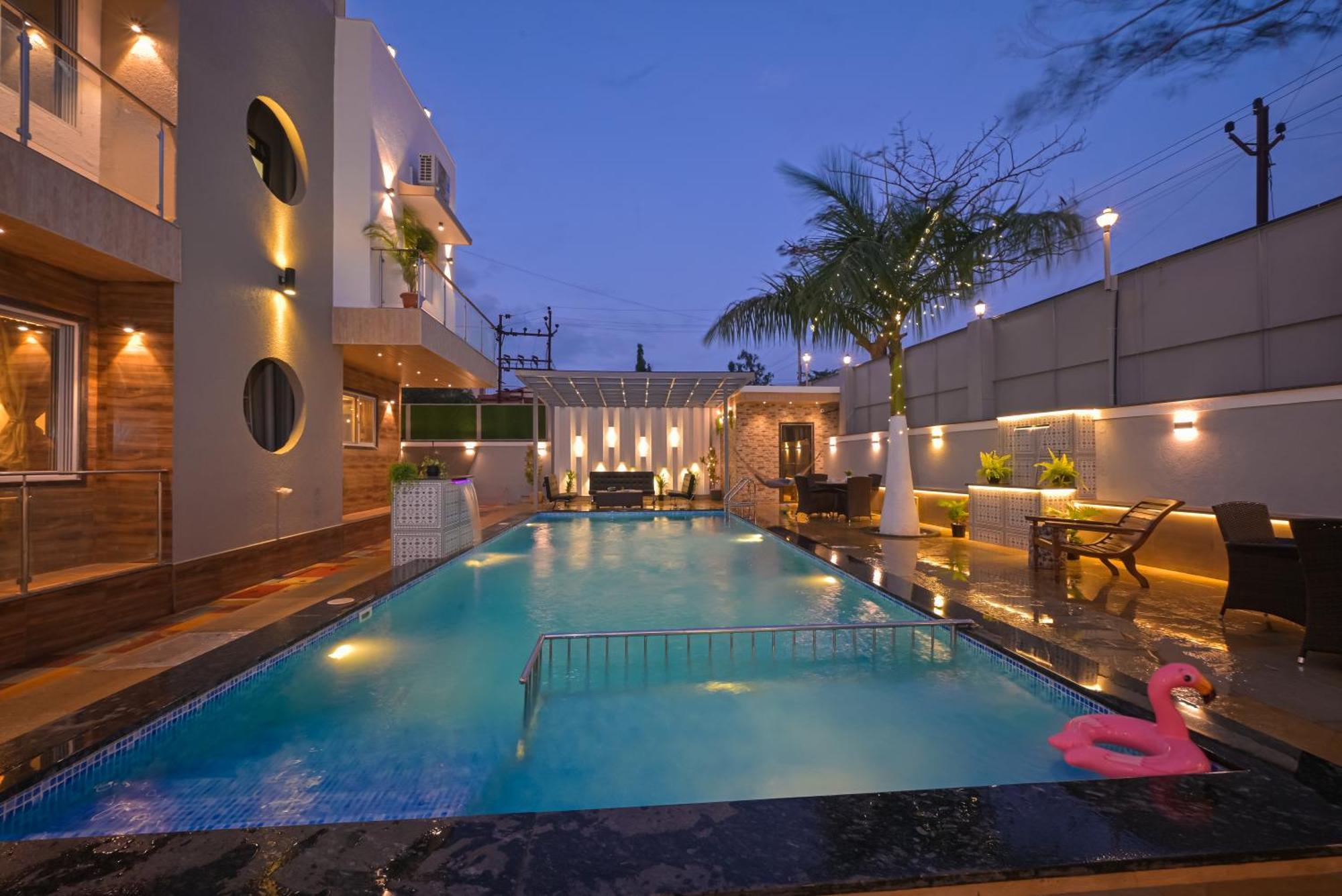 Azure Retreat Villa By Tropicana Stays Lonavala Exterior foto